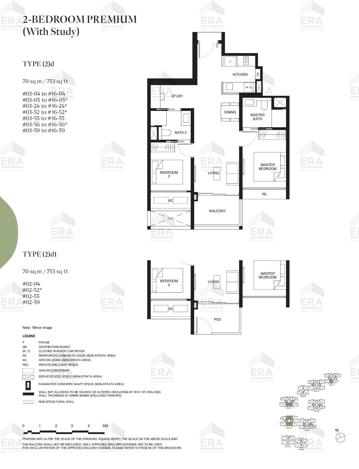 (2)d1 · 753 sqft floor plan