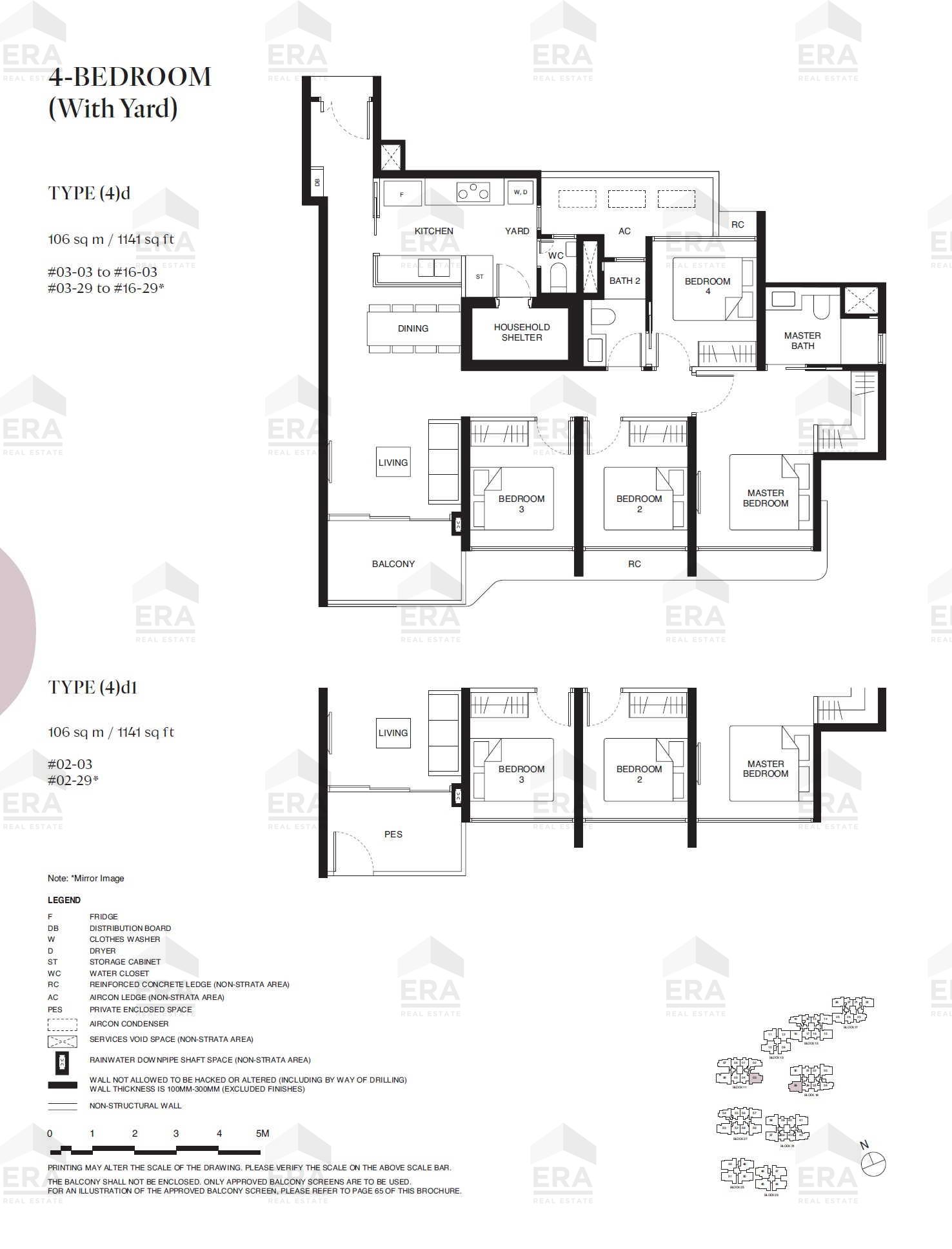 (4)d1 · 1,141 sqft floor plan