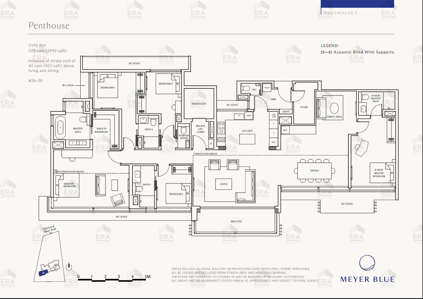 PH1 · 2,992 sqft floor plan