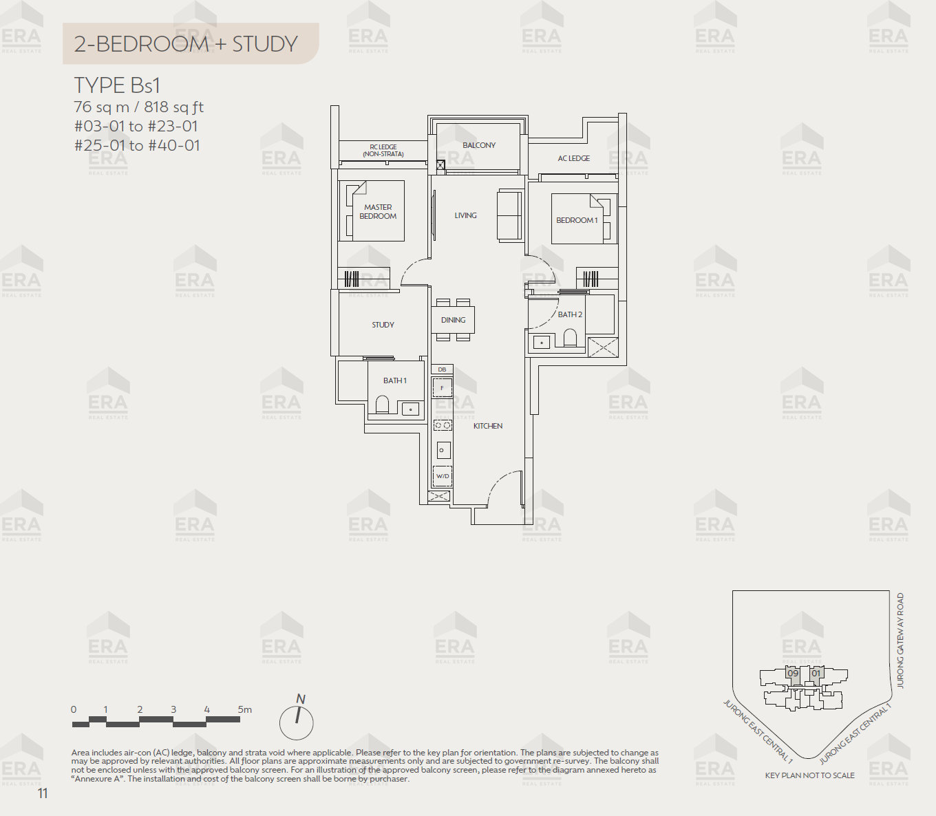 Bs1 · 818 sqft floor plan