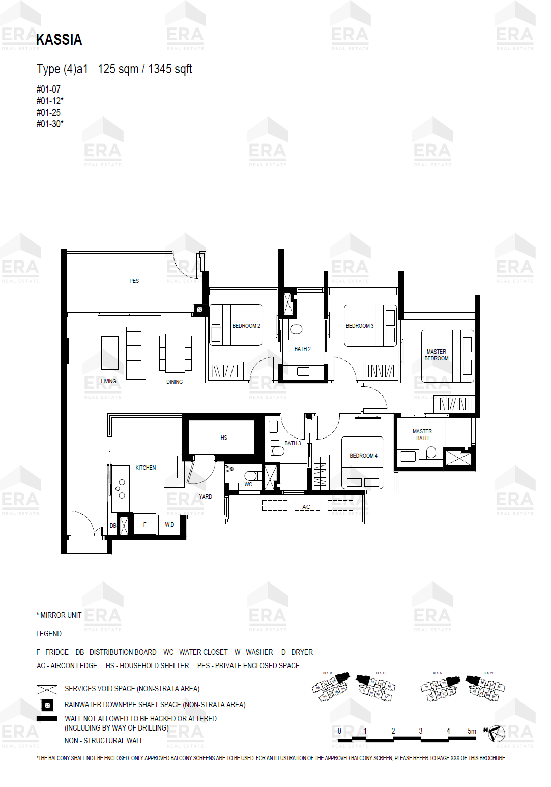 (4)a1 · 1,345 sqft floor plan