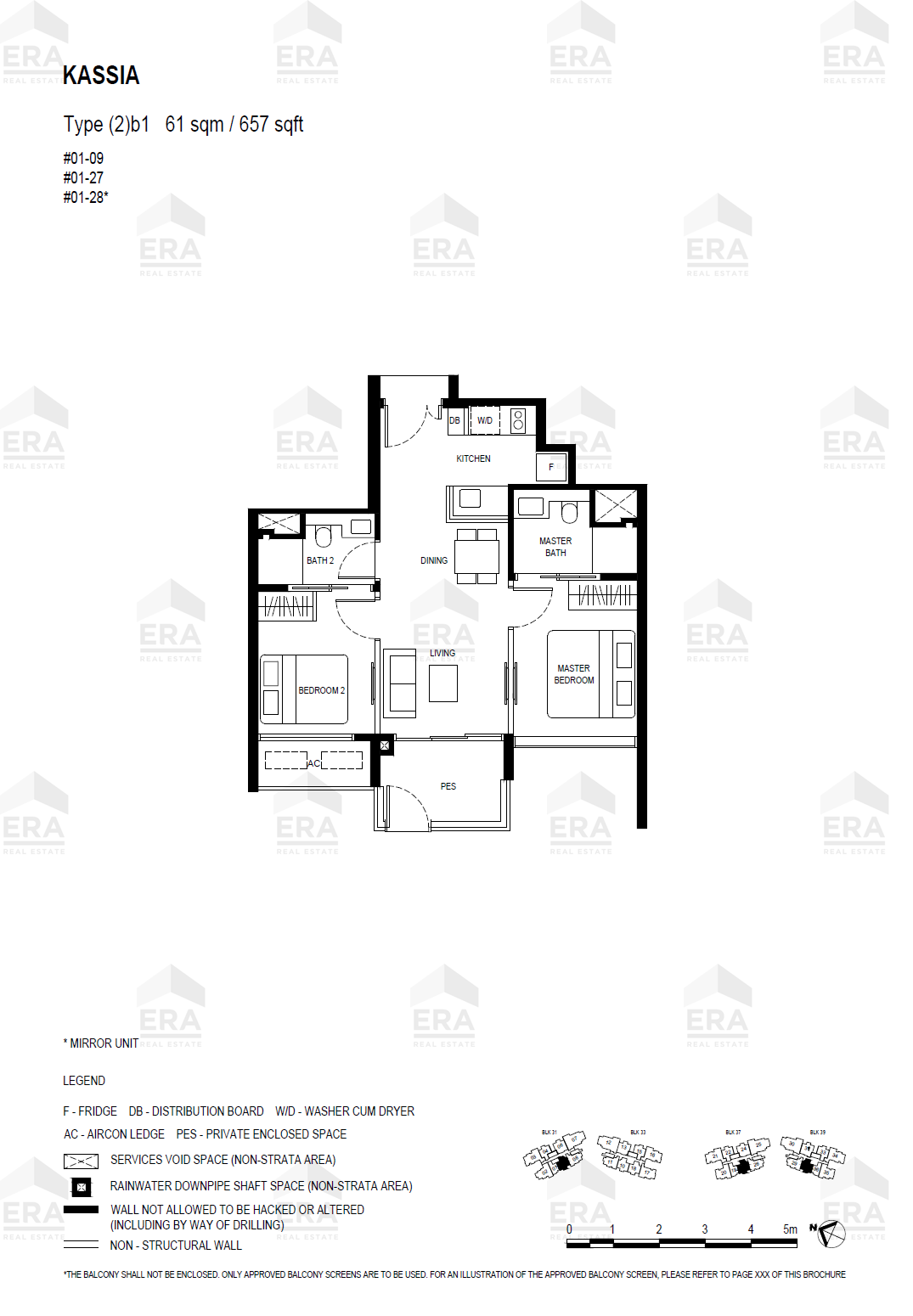 (2)b1 · 657 sqft floor plan
