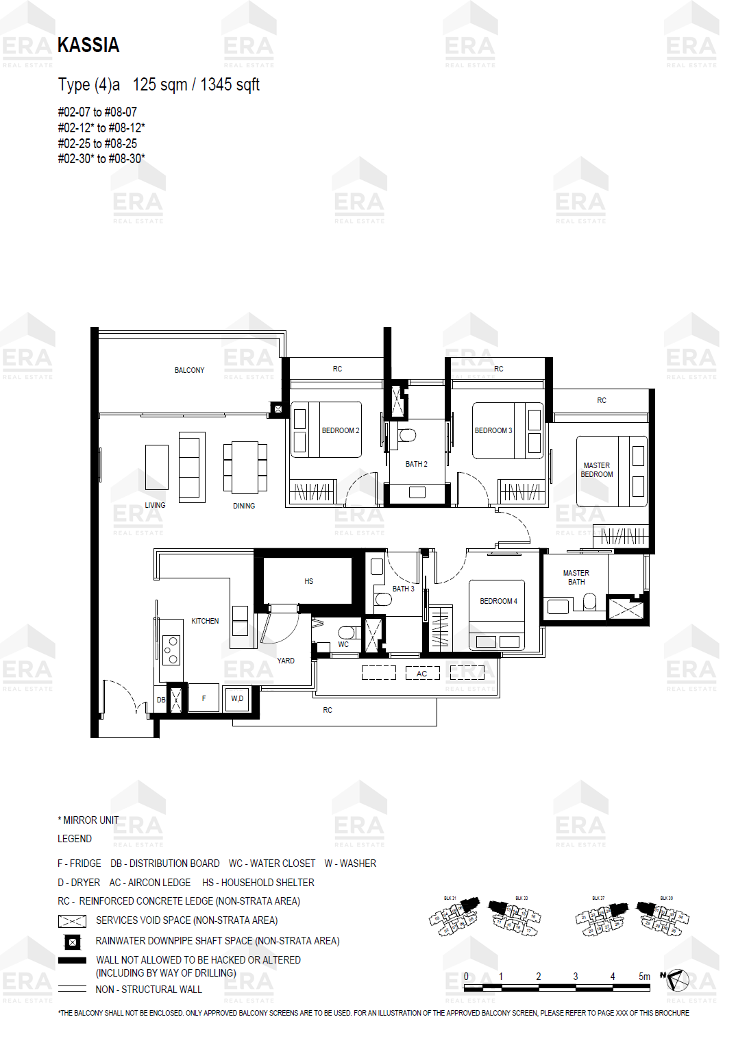 (4)a · 1,345 sqft floor plan